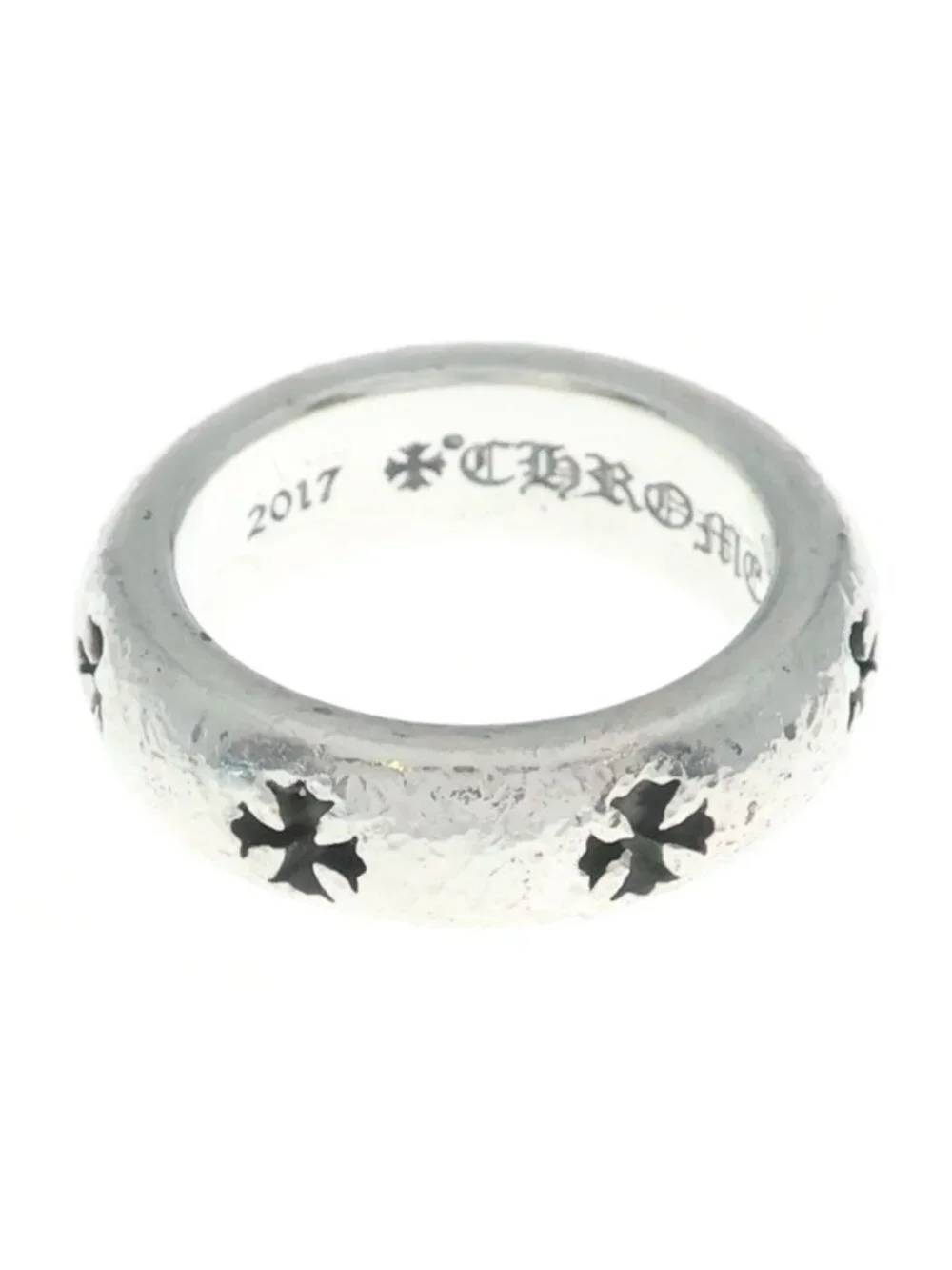 Chrome Hearts Negative CH Plus Ring Silver